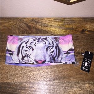 Wild fox reversible bandeau swim top